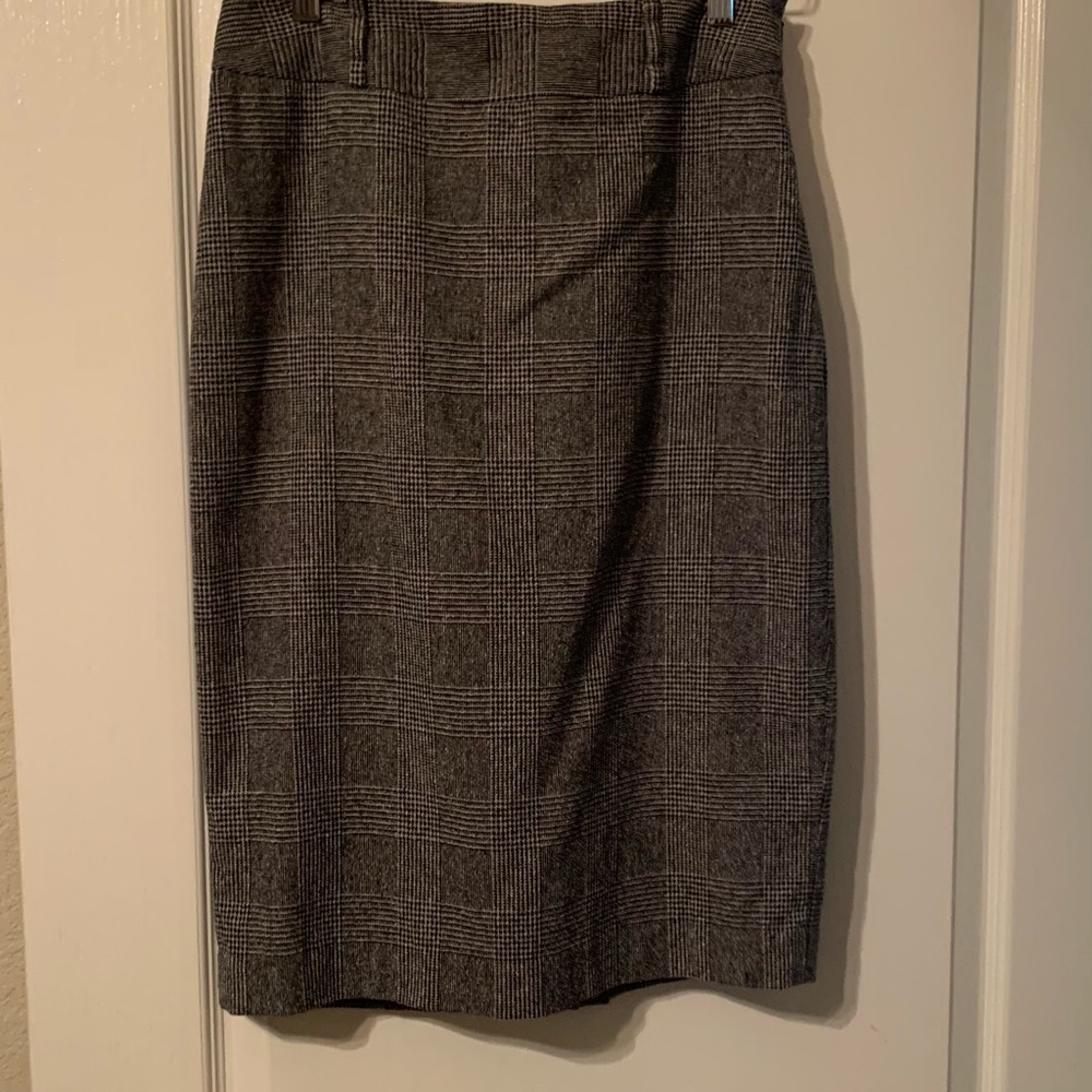 Anne Kline Plaid Skirt